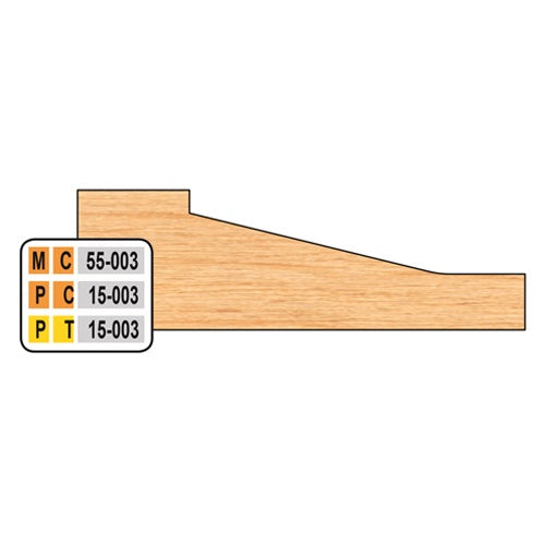 Freeborn MC-55-003 Raised Panel Shaper Cutter