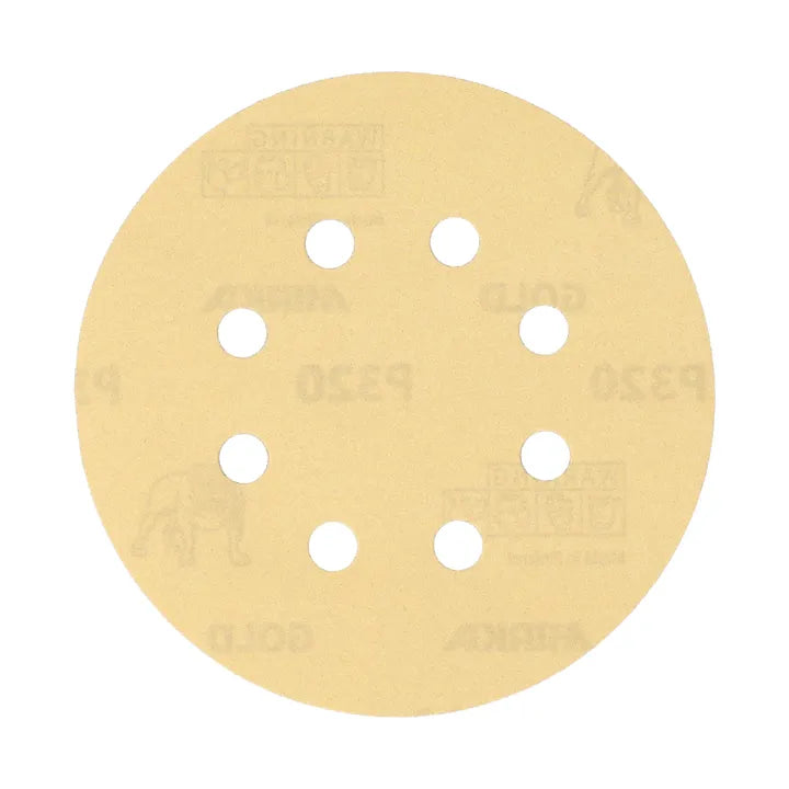 Mirka Gold 5" 8 Hole PSA 80 Gr