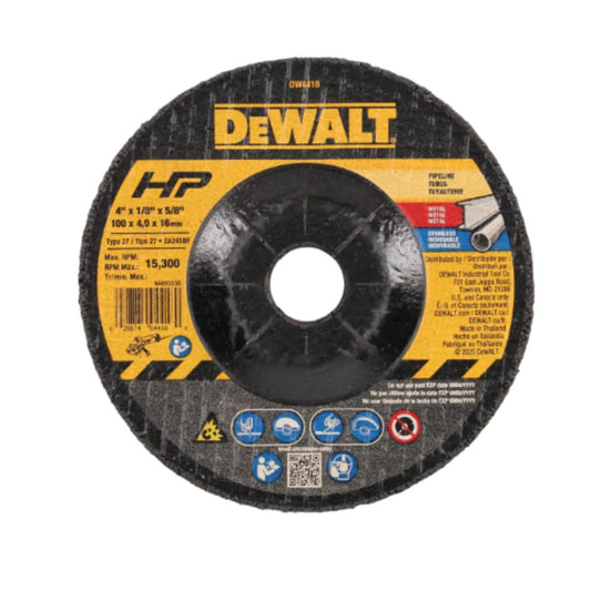 HP 4" x 1/8" x 5/8": T27 Metal Grinding Wheel