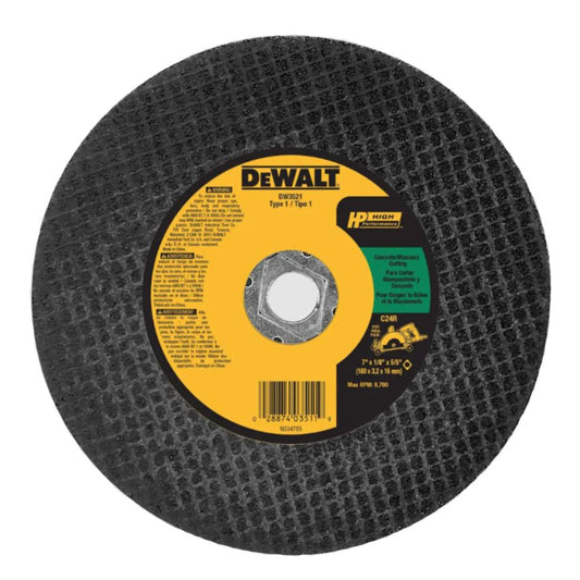 HP 7" x 1/8" x 5/8" Diamond Drive Silicon Carbide Cutting Wheel for Concrete & Masonry