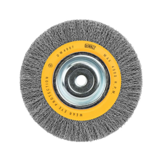 Hp 8" x 1" x 0.020" Crimped Wire Bench Grinder Brush