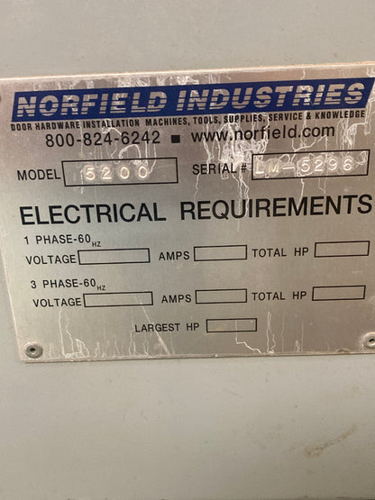 Norfield 5000 5100 5200 Door Line