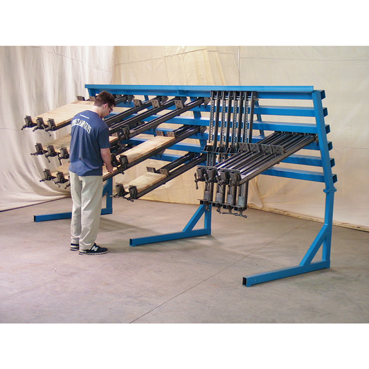 12' Panel Rack W/30 Clamps