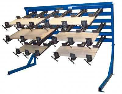 8' Panel Rack W/18 Clamps