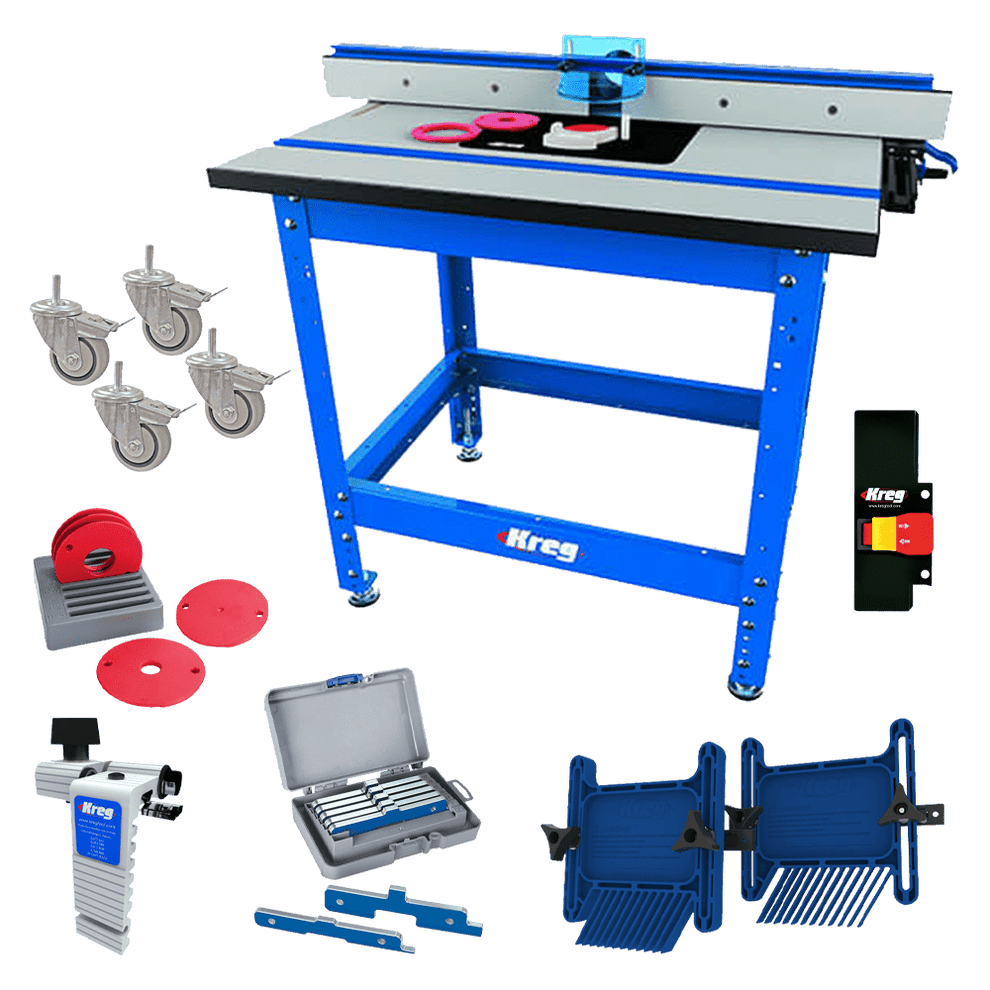 Kreg KL5 PRS1045 Deluxe Pro DRO Router Table Package – Router Lift – D ...