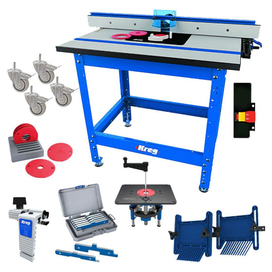 Kreg KL4 Deluxe Pro Router Table Package - Router Lift