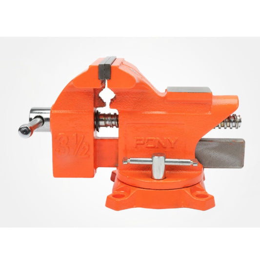 Pony 4" Light Duty Bench Vise with Swivel Base