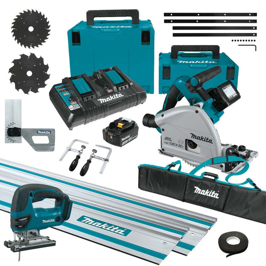 Makita MakPak Max Cordless Track Saw Kit