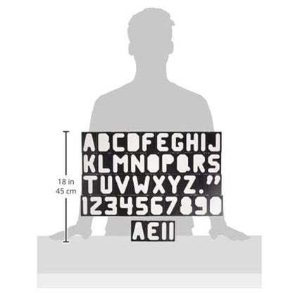 Milescraft 2.5" Horizontal Letter Number Template Set