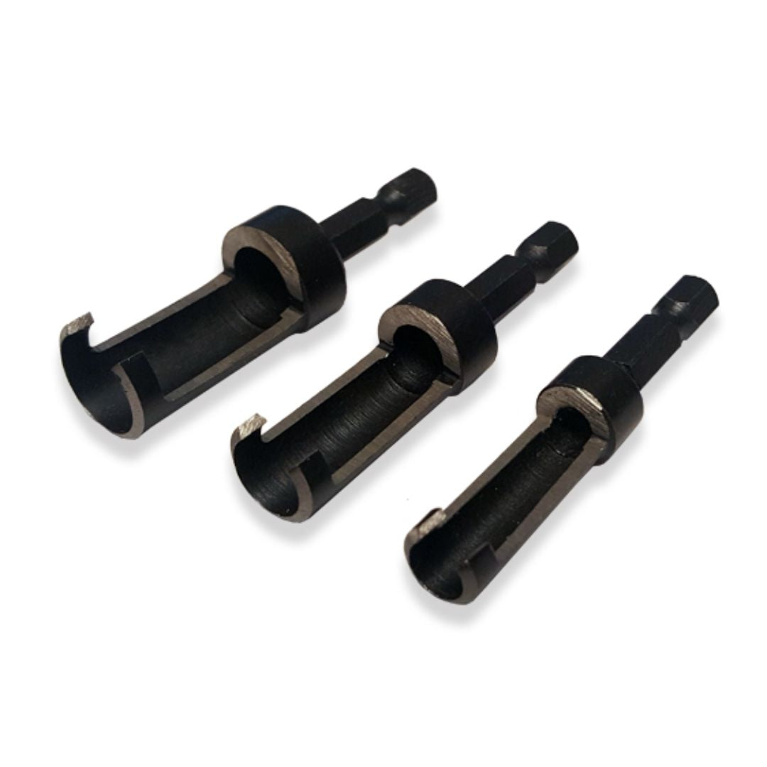 Plug Cutter Set 1/4″, 3/8″, and 1/2″, 3pcs