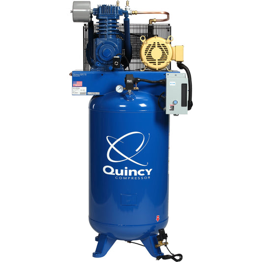 Quincy QT1 Pro 7.5 HP Air Compressor, 230 Volt 3 Phase