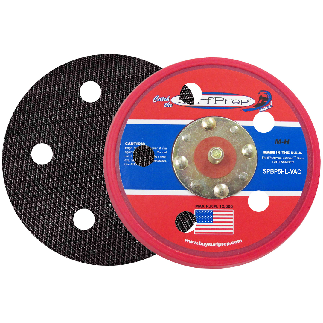 SURFPREP 5" H&L BACKUP PAD 5 HOLE