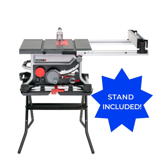 SawStop Compact Table Saw with Folding Stand