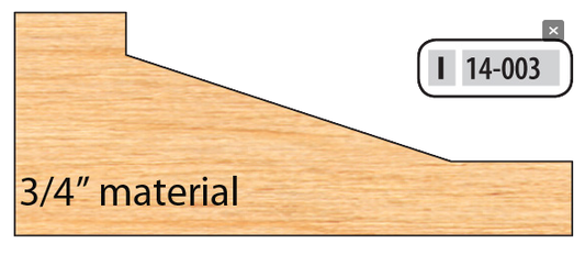 IC14003 Raised Panel Insert Cutter
