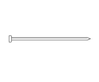 16 x 2" EG Straight Finish Nail Retail Pack