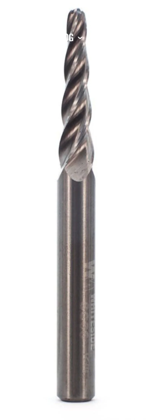1/8" tapered Ball Nose Bit