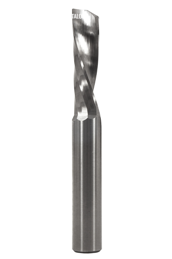 0-Flute Plastic/Alum. Spiral 3/
