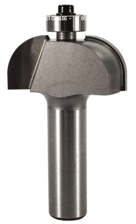 1/2" R x 1/2" Shank  Cove Bit