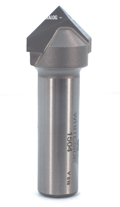 3/4"X 1/2" Shank V-Groove 90