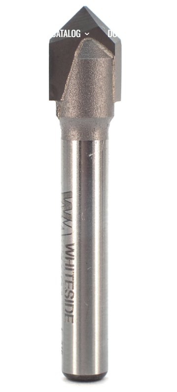 3/8"X 1/4" Shank V-Groove 90