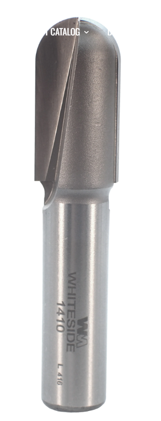 5/8"D  x 1/2"Shank Round Nose