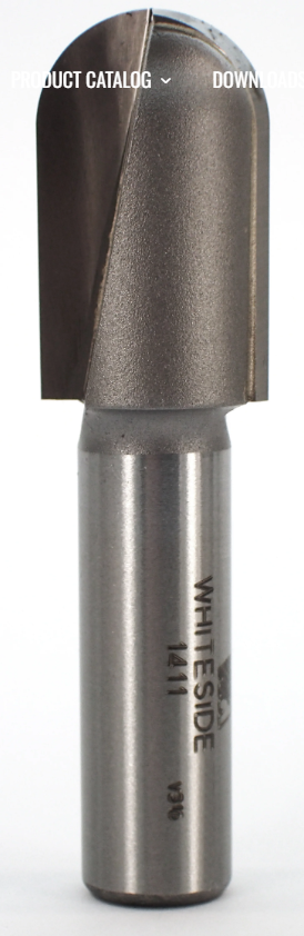 3/4"D  x 1/2"Shank Round Nose