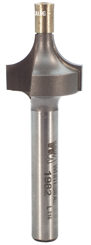 1/4"Rx1/4" Shank Roundover Bit