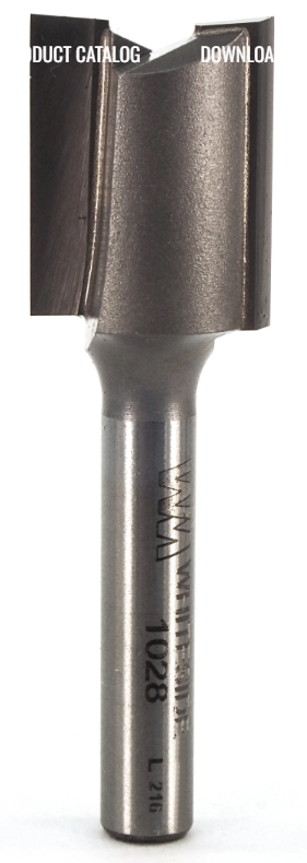 5/8"x1/4"x3/4" Shank Double Flute