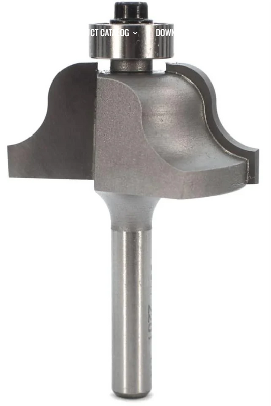 1/4"Rx1/4" Shank Roman Ogee