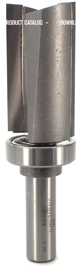 1-1/8"x1/2"Shank  Template Bit
