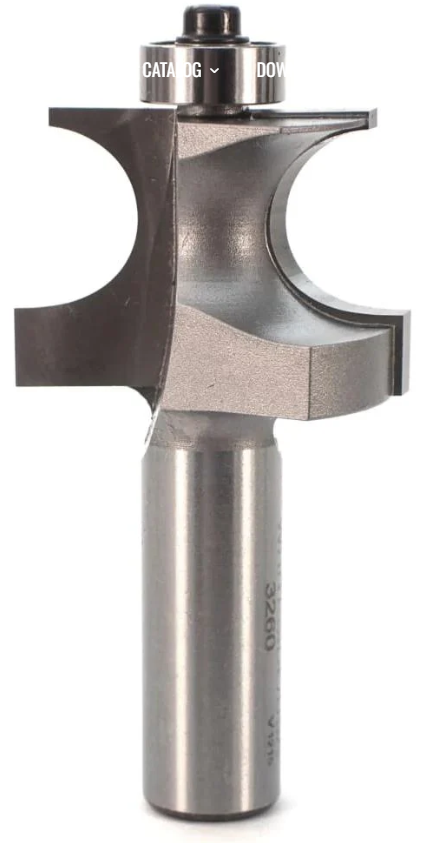 5/8"Dx1/2" Shank Edge Beading