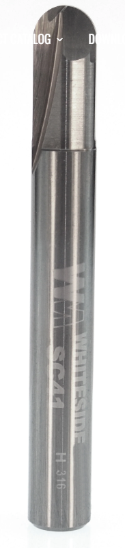 1/4" Shank Round Nose