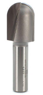 7/8"D  x 1/2"Shank Round Nose