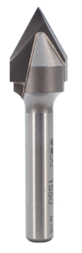 1/2"X 1/4" Shank V-Groove 60