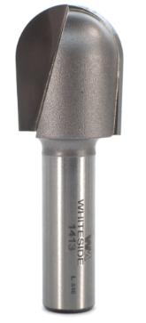 1"D x 1/2"Shank Round Nose
