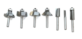 1/4" Shank Basic 7pc bit set