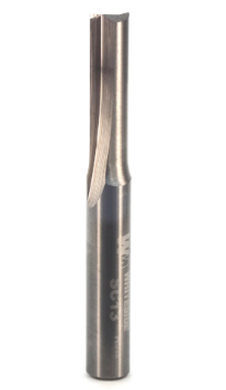 1/4" Shank-Double Flute-Straight