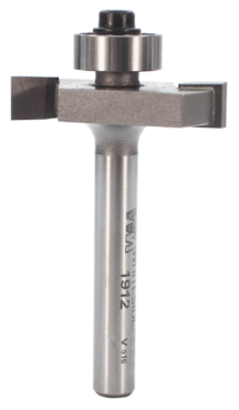 1/4"x3/8"x1/4" Shank Slotting & Rabbeting Bit