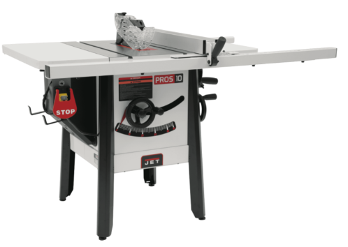The JPS-10 1.75 HP 115V 30" Proshop Tablesaw with Steel wings