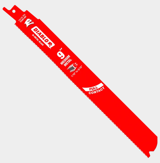 9" 14/18 TPI Bi-Metal Reciprocating Saw Blade
