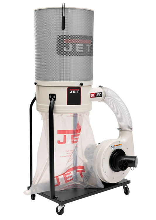 Jet Vortex Dust Collector DC-1100VX-CK, 1.5HP with Canister Filter