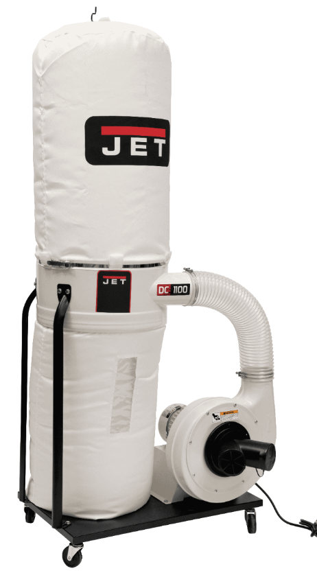 DC-1100VX-BK Dust Collector, 1.5HP 1PH 115/230V, 30-Micron Bag Filter Kit