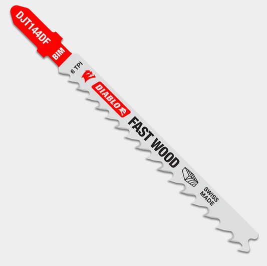 4" 6TPI Bi-Metal Jig Saw Blades for Wood (5-pk)