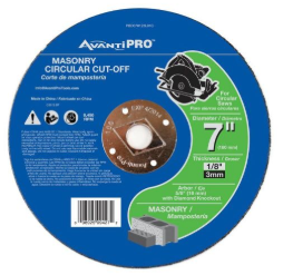 Avanti Pro 7 Inch x 1/8 Inch x 5/8 Inch Masonry Circular Cut Off