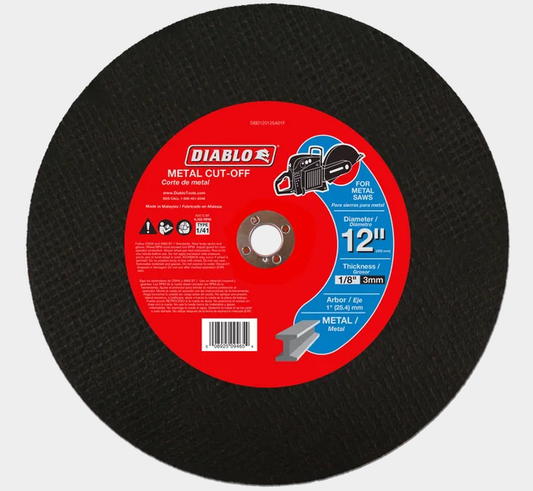 12" Metal Cut-Off Disc