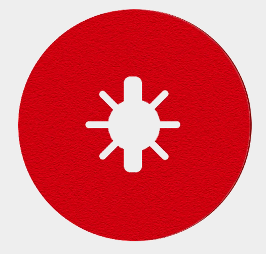 Diablo 4-1/2" 36-Grit Fiber Discs for Metal (4-pk)