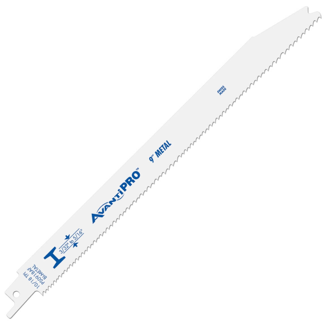 Avanti Pro™ Sawzall Blade - 9" 10/18 TPI Metal Cutting Reciprocating Saw Blade