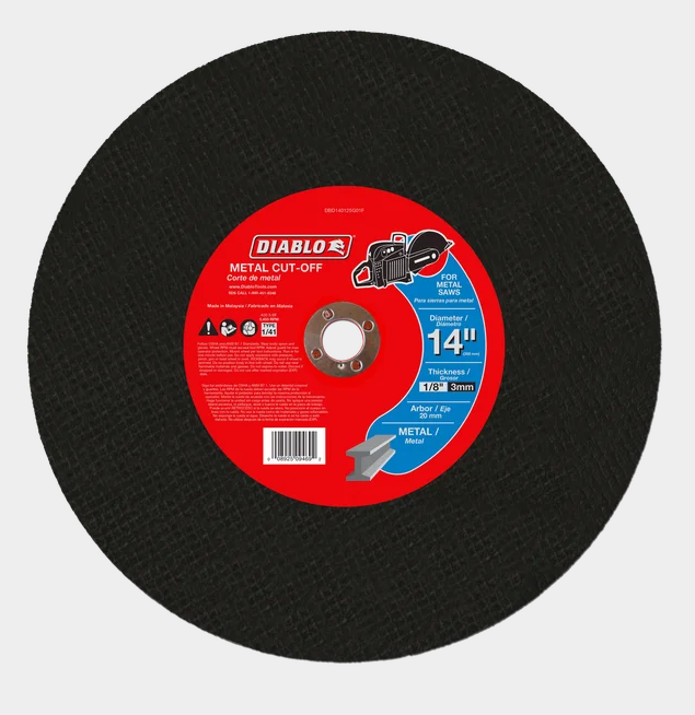 14" Metal Cut-Off Disc