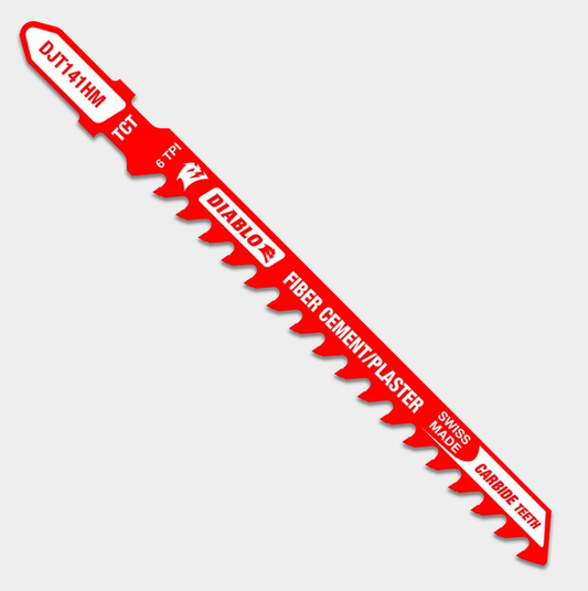 4" 6TPI Carbide Jig Saw Blade for Fiber Cement & Plaster