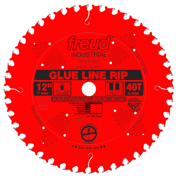 12" Glue Line Ripping Blade